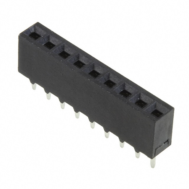 5-535541-7 CONN RCPT 9POS 0.1 GOLD PCB