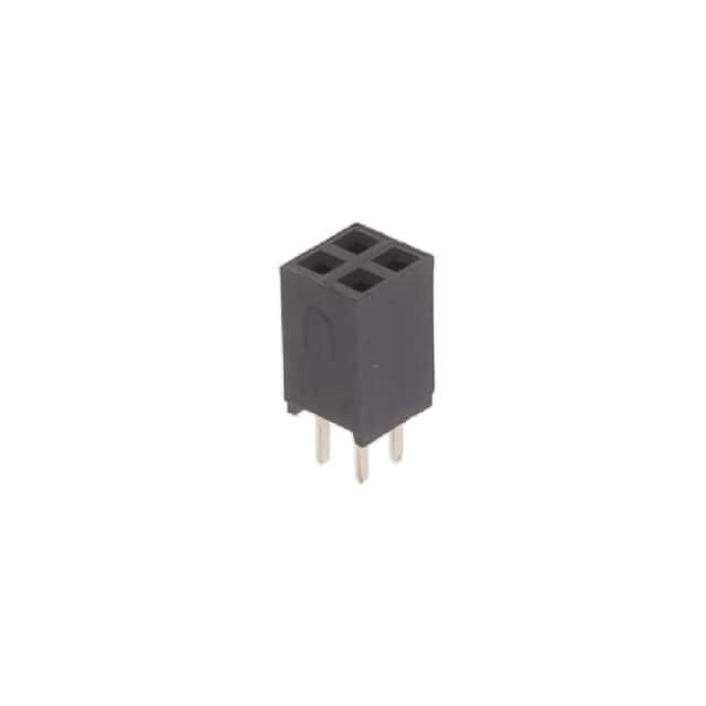 RS2-04-G RECEPTACLE STRIP 4P 2.54MM PITCH
