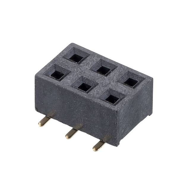M20-7810345 CONN RCPT 6POS 0.1 GOLD SMD