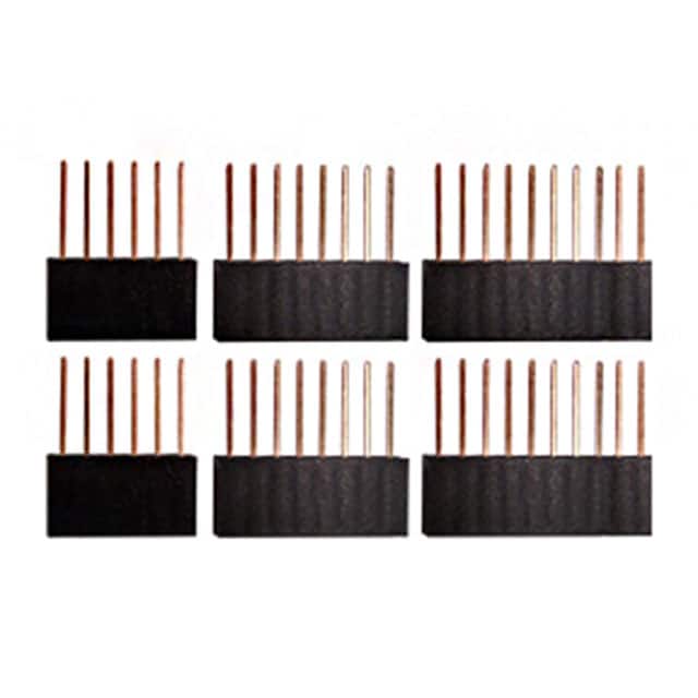 920-0088-01 CONN HDR 8/10P 0.1 GOLD PCB 6PC