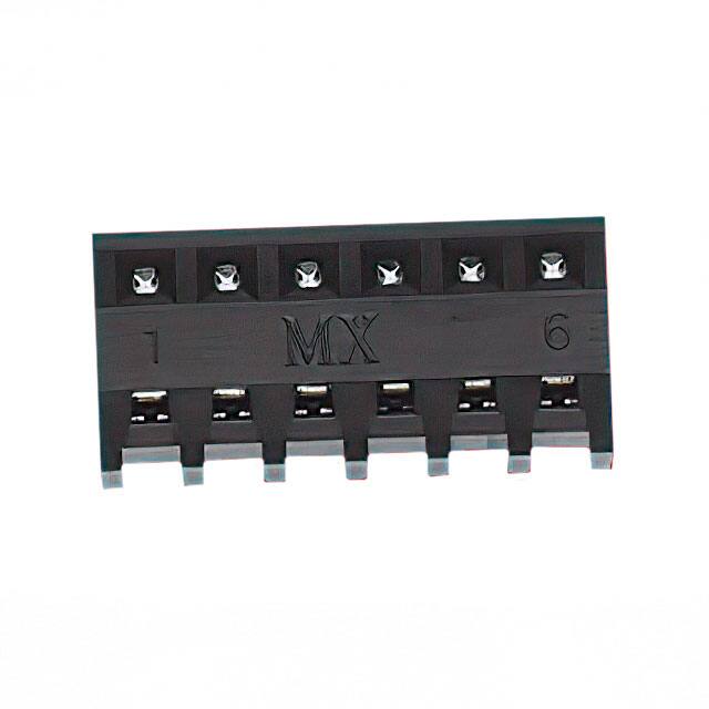 0448120044 CONN RCPT 6POS 0.1 GOLD PCB