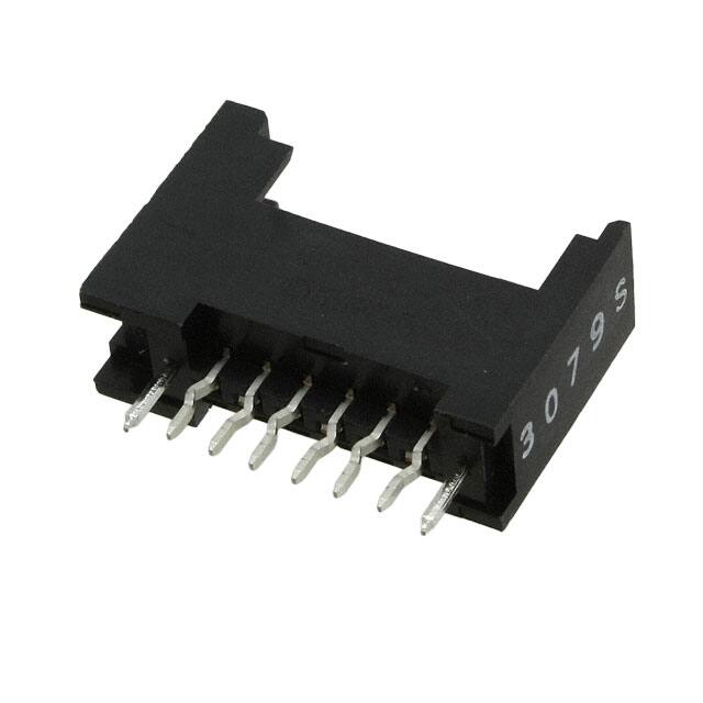 XN2D-1671 CONN RCPT 6POS 0.079 GOLD PCB