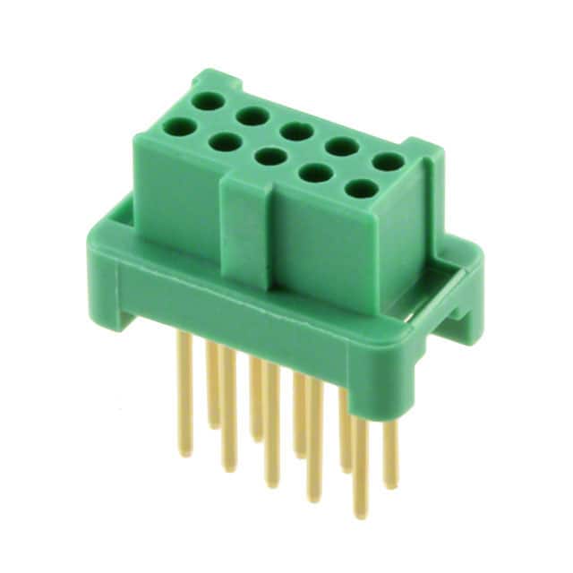 G125-FV21005L0P CONN RCPT 10POS 0.049 GOLD PCB