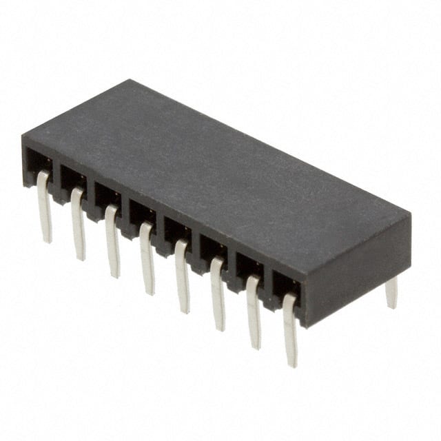 M20-7890842 CONN RCPT 8POS 0.1 GOLD PCB R/A
