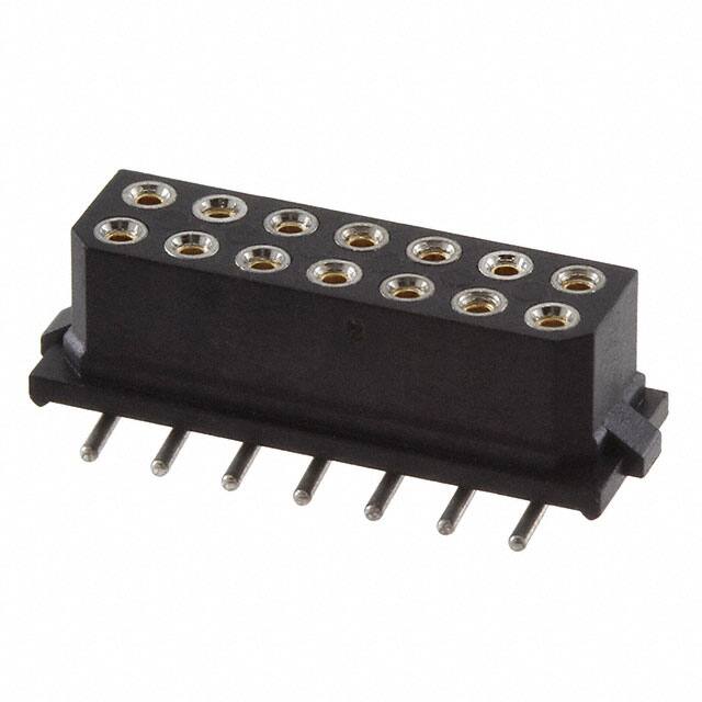 M80-6811401 CONN RCPT 14POS 0.079 GOLD SMD
