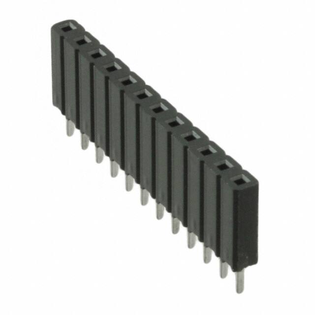 929850-01-12-RB CONN RCPT 12POS 0.1 GOLD PCB