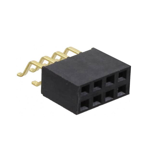 SMH-104-02-G-D CONN RCPT 8POS 0.1 GOLD SMD R/A