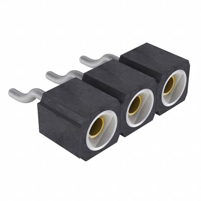 310-83-103-41-205101 CONN SOCKET 3P 0.1 GOLD SMD R/A