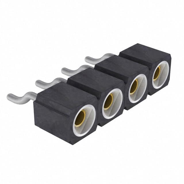 310-83-104-41-205101 CONN SOCKET 4P 0.1 GOLD SMD R/A
