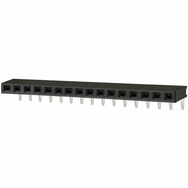 PPTC161LGBN CONN HDR 16POS 0.1 TIN PCB R/A