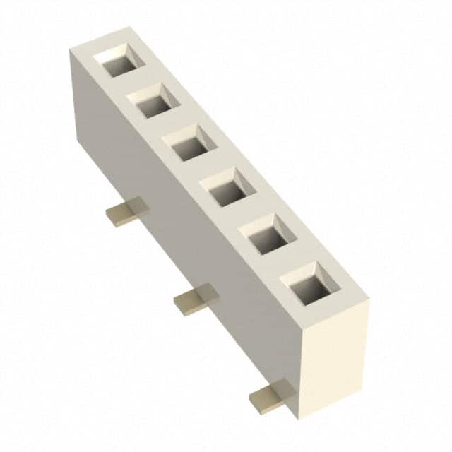 BG306-06-A-2-0400-L-B 6W, 2.54MM PITCH SCK, SIL, SMT,