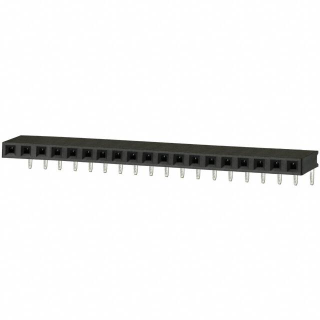 PPTC191LGBN CONN HDR 19POS 0.1 TIN PCB R/A