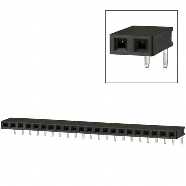 PPTC221LGBN CONN HDR 22POS 0.1 TIN PCB R/A