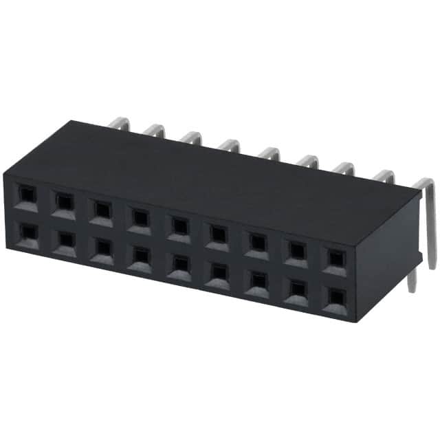 PPTC092LJBN CONN HDR 18POS 0.1 TIN PCB R/A
