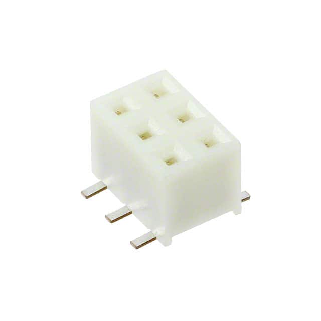 A3-6DA-2SV CONN RCPT 6POS 0.079 GOLD SMD