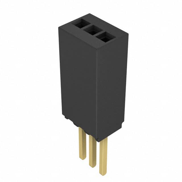 SMS-103-02-G-S CONN RCPT 3POS 0.05 GOLD PCB