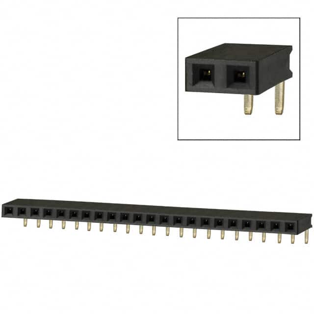 PPPC221LGBN CONN HDR 22POS 0.1 GOLD PCB R/A