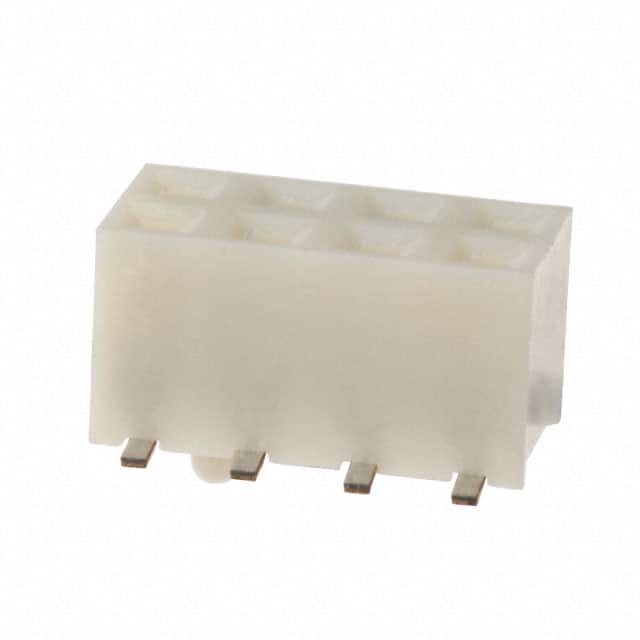 A3-8DA-2SV CONN RCPT 8POS 0.079 GOLD SMD