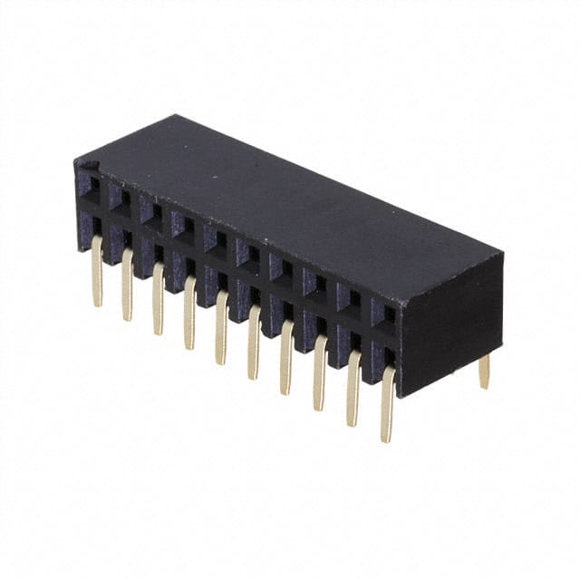 RS2BR-20-G RECEPTACLE STRIP 20P 2.54MM PITC