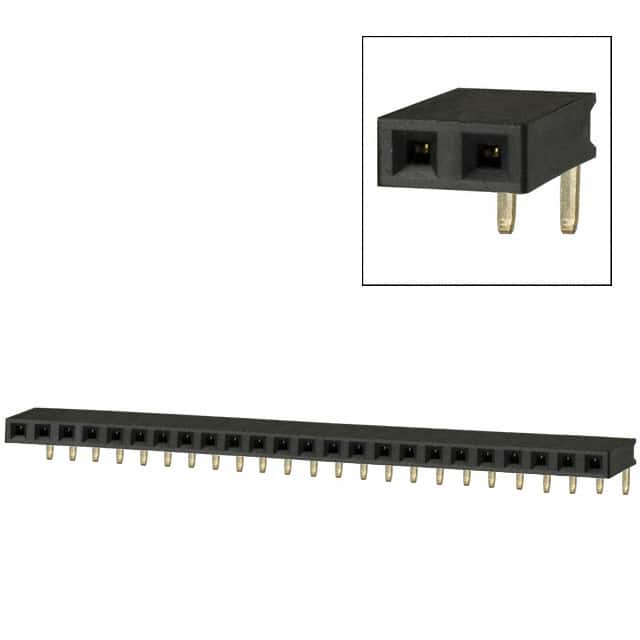 PPPC241LGBN CONN HDR 24POS 0.1 GOLD PCB R/A