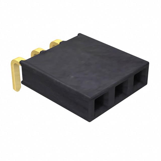 SSW-103-02-G-S-RA CONN RCPT 3POS 0.1 GOLD PCB R/A