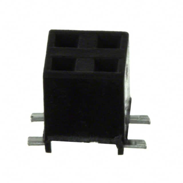 150204-2000-RB CONN RCPT 4POS 0.079 GOLD SMD