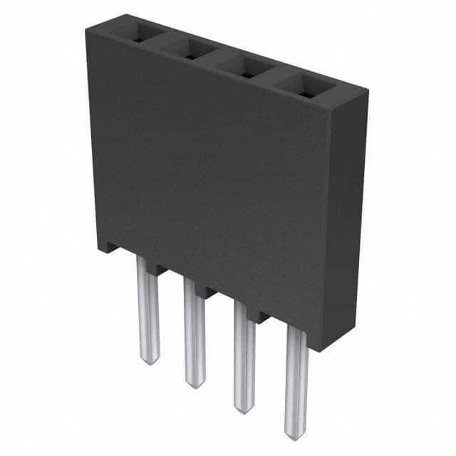 SSQ-104-02-T-S CONN RCPT .100" 4POS SNGL TIN