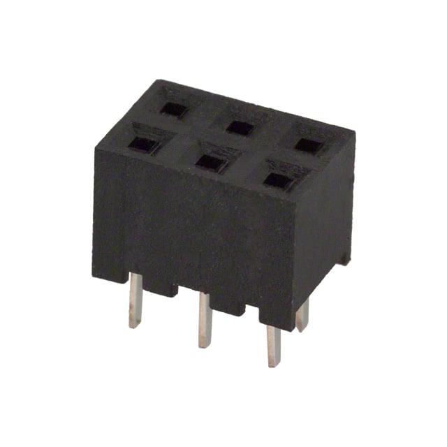 A3C-6DA-2DSC CONN RCPT 6POS 0.079 GOLD PCB