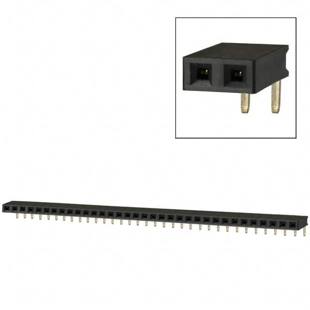 PPPC341LGBN CONN HDR 34POS 0.1 GOLD PCB R/A