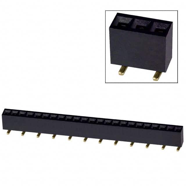 NPPC231KFXC-RC CONN HDR 23POS 0.1 GOLD SMD