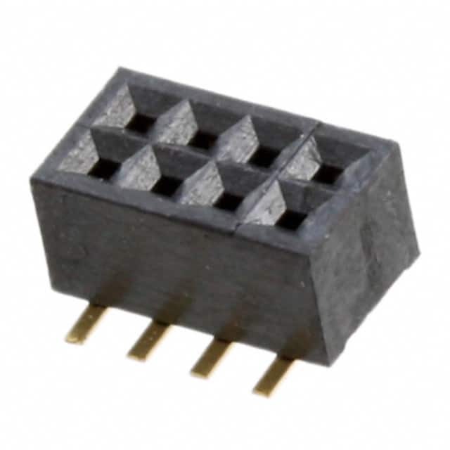 SFM210-LPSE-D04-SP-BK CONN HDR 8POS 0.039 GOLD SMD