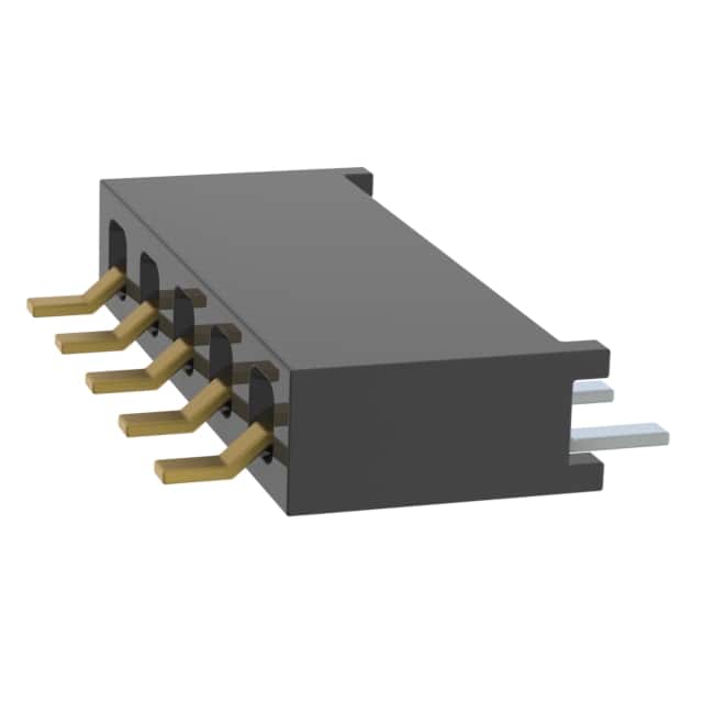 MMS-105-02-LM-SH-TR CONN RCPT 5P 0.079 GOLD SMD R/A