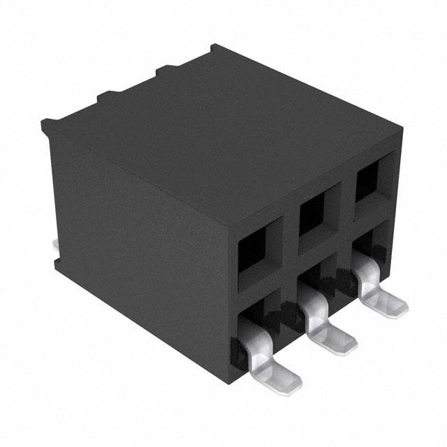 SSM-103-T-DH-TR CONN RCPT 6POS 0.1 TIN SMD R/A