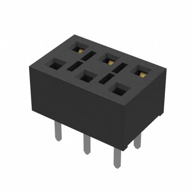 HLE-103-02-F-DV-TE-P-TR CONN RCPT 6POS 0.1 GOLD PCB