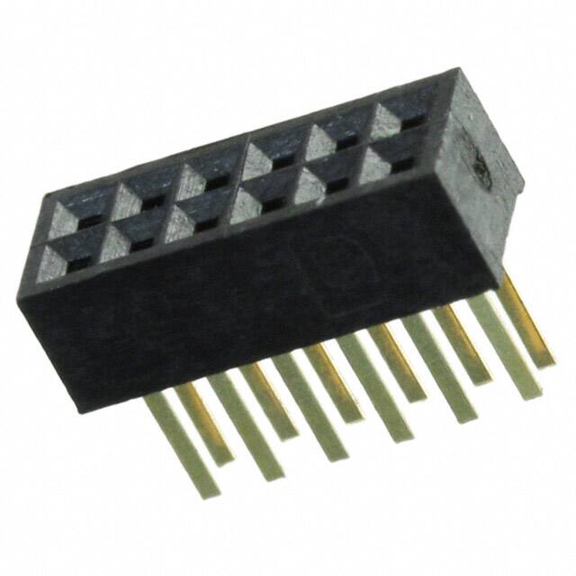 SFM210-LPSE-D06-ST-BK CONN HDR 12POS 0.039 GOLD PCB