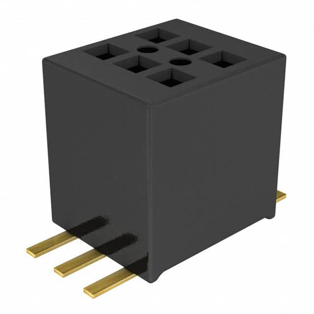 CLE-103-01-G-DV CONN RCPT 6POS 0.031 GOLD SMD