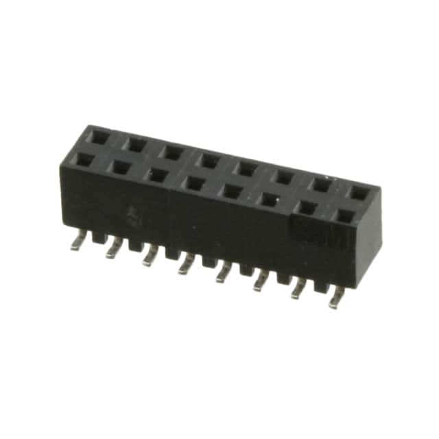 150216-2000-RB CONN RCPT 16POS 0.079 GOLD SMD