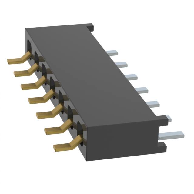 MMS-107-02-LM-SH CONN RCPT 7P 0.079 GOLD SMD R/A