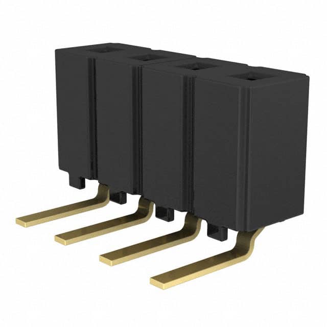 CES-104-02-G-S-RA CONN RCPT 4POS 0.1 GOLD PCB R/A