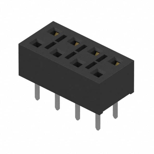 HLE-104-02-L-DV-TE-TR CONN RCPT 8POS 0.1 GOLD PCB