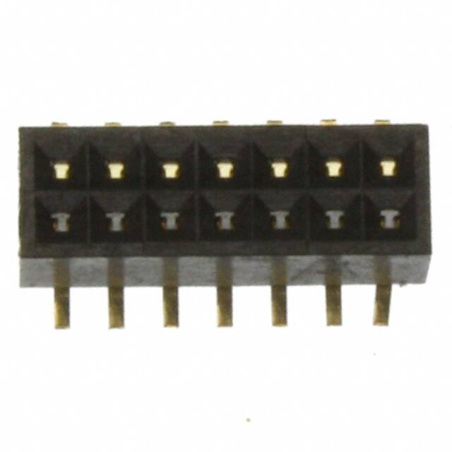 SFM210-LPSE-D07-SP-BK CONN HDR 14POS 0.039 GOLD SMD