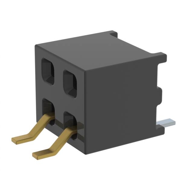 MMS-102-02-LM-DH CONN RCPT 4P 0.079 GOLD SMD R/A