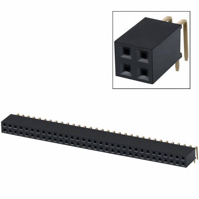 PPPC322LJBN-RC CONN HDR 64POS 0.1 GOLD PCB R/A