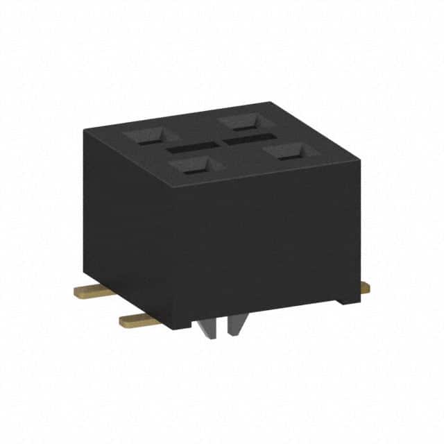 HLE-102-02-G-DV-LC-TR CONN RCPT 4POS 0.1 GOLD SMD