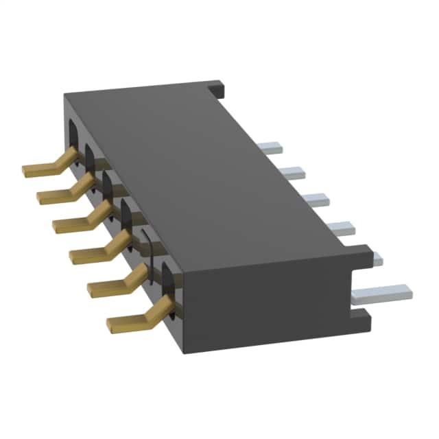 MMS-106-02-L-SH-02 CONN RCPT 6P 0.079 GOLD SMD R/A
