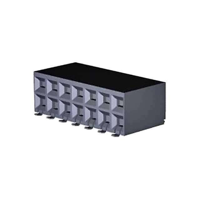 5147722-6 CONN RCPT 14POS 0.1 GOLD SMD R/A