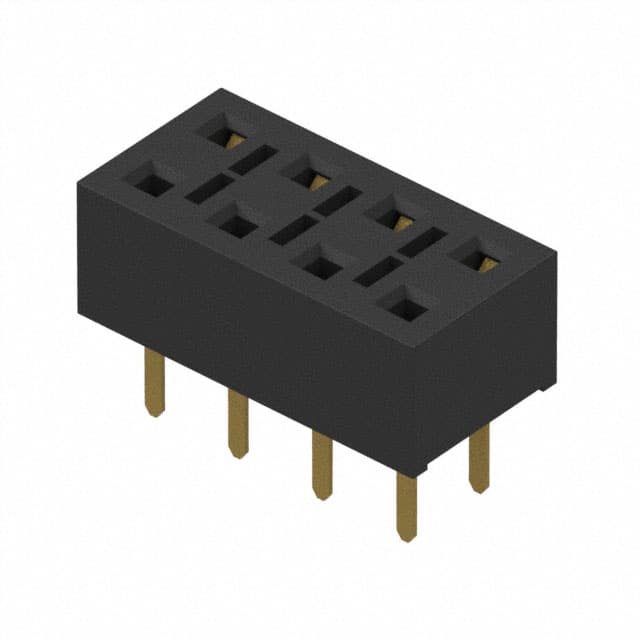HLE-104-02-G-DV-TE CONN RCPT 8POS 0.1 GOLD PCB