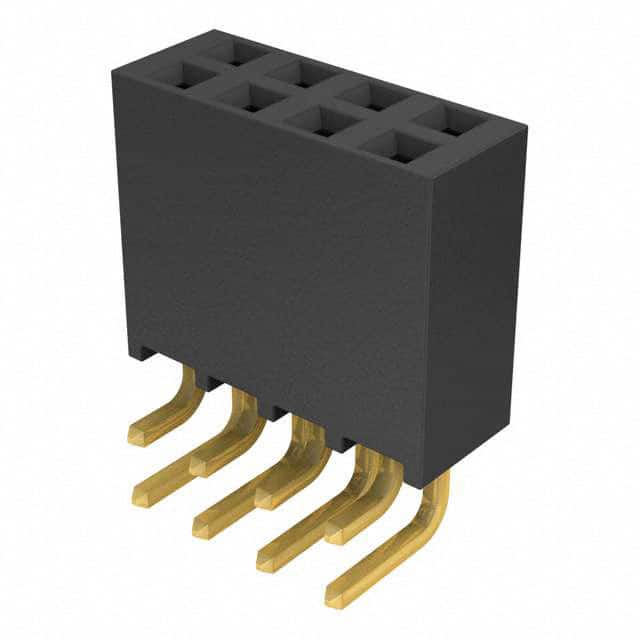 SSQ-104-02-G-D-RA CONN RCPT 8POS 0.1 GOLD PCB R/A