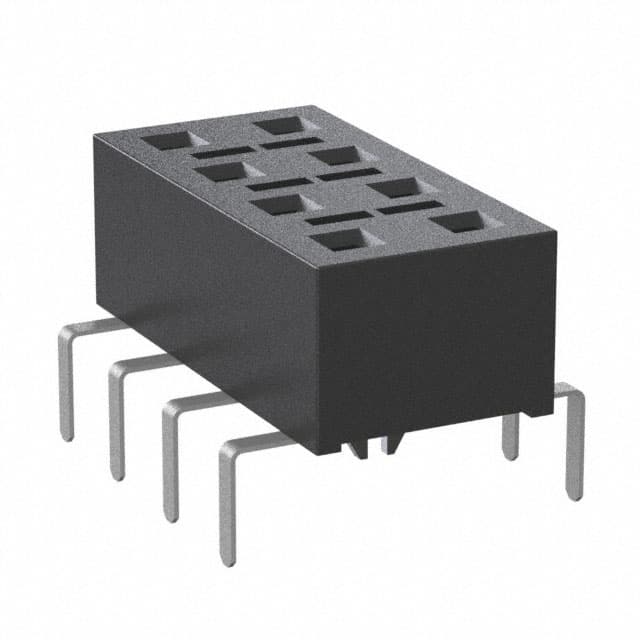 HLE-104-02-S-DV-PE-BE-LC CONN RCPT 8POS 0.1 GOLD PCB