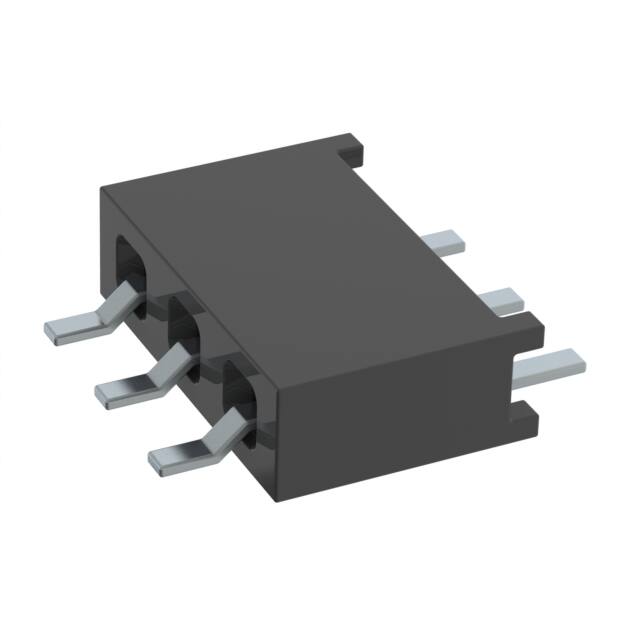 MMS-103-02-F-SH CONN RCPT 3P 0.079 GOLD SMD R/A